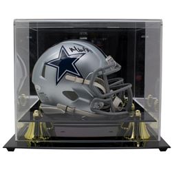Michael Gallup Signed Dallas Cowboys Speed Mini Helmet with Display Case (TriStar Hologram)