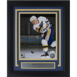 Brett Hull Signed St. Louis Blues 11x14 Custom Framed Photo Display (JSA COA)