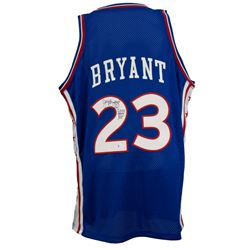 Joe Bryant Signed Philadelphia 76ers Mitchell  Ness Jersey Inscribed "Jelly Bean" (Beckett Hologram)