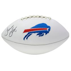 Thurman Thomas Signed Buffalo Bills Logo Football (JSA COA)