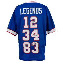 Jim Kelly, Andre Reed  Thurman Thomas Signed Jersey (JSA COA)