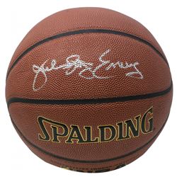 Julius "Dr. J" Erving Signed NBA Basketball (JSA COA)