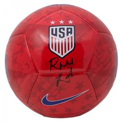 Rose Lavelle Signed Team USA Logo Soccer Ball (JSA COA)