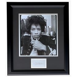 Jimi Hendrix 16x19 Custom Framed Photo Display