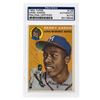 Image 1 : Hank Aaron Signed 1954 Topps #128 RC (PSA Encapsulated)