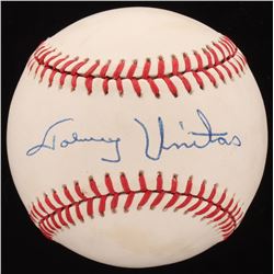 Johnny Unitas Signed ONL Baseball (Beckett LOA)