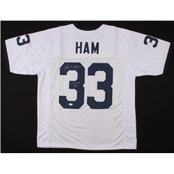 Jack Ham Signed Jersey Inscribed "CHOF 90" (JSA COA)