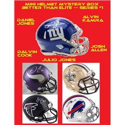 Better Than Elite Mystery Box - Autographed Mini Helmet Series 1 #/100 (Find the Elliott!)
