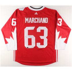 Brad Marchand Signed 2016 WCH Team Canada Jersey (Marchand COA)