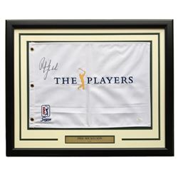 Phil Mickelson Signed The Players Championship 20x24 Custom Framed Pin Flag Display (JSA LOA)