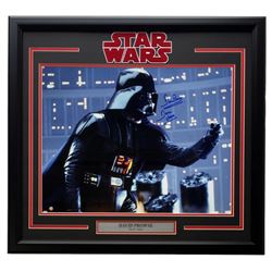 Dave Prowse Signed "Star Wars: The Empire Strikes Back" 22x27 Custom Framed Photo Display Inscribed 