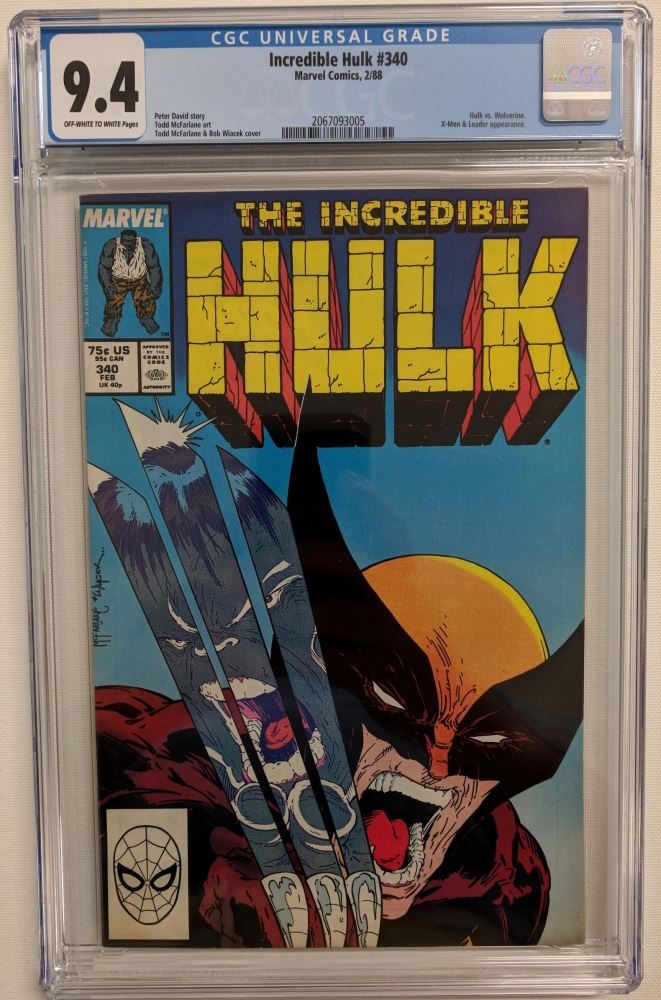 19 The Incredible Hulk Issue 340 Marvel Comic Book Cgc 9 4