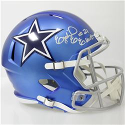Ezekiel Elliott Signed Dallas Cowboys Full-Size Blaze Speed Helmet (Beckett COA)
