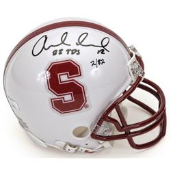 Andrew Luck Signed Stanford Cardinal LE Mini Helmet Inscribed "82 TDs" (Panini COA)