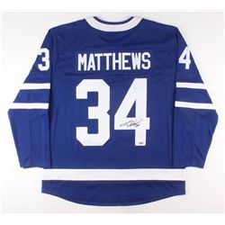 Auston Matthews Signed Toronto Maple Leafs Jersey (Fanatics Hologram)