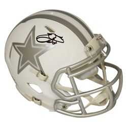 Emmitt Smith Signed Dallas Cowboys White ICE Speed Mini-Helmet (PSA COA  Prova COA)