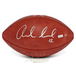 Andrew Luck Signed LE Breast Cancer Awareness Football (Panini COA)