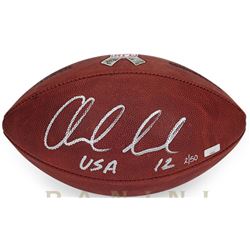 Andrew Luck Signed LE Salute to Service Football Inscribed "USA" (Panini COA)
