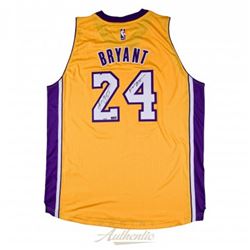 Kobe Bryant Signed LE Los Angeles Lakers Jersey Inscribed "Mamba Out" (Panini COA)