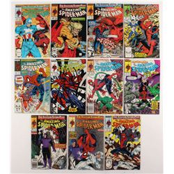 Consecutive Lot of (11) 1989 "The Amazing Spider-Man" Marvel Comic Books with #317-#327