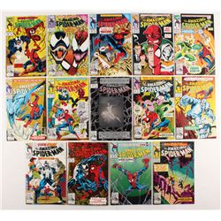 Consecutive Lot of (14) 1992-93 "The Amazing Spider-Man" Marvel Comic Books with #362-#375