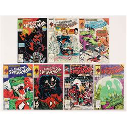 Consecutive Lot of (7) 1988-89 "The Amazing Spider-Man" Marvel Comic Books with #310-#316