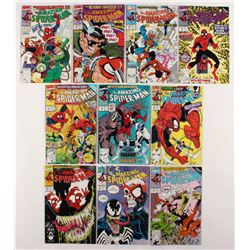 Consecutive Lot of (10) 1990-91 "The Amazing Spider-Man" Marvel Comic Books with #338-#347