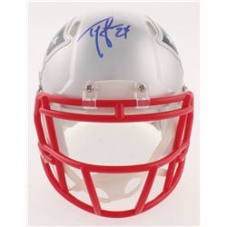 Ty Law Signed New England Patriots Speed Mini Helmet (Beckett COA)