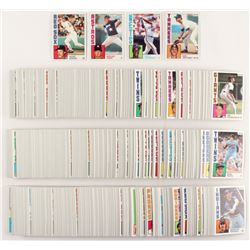 1984 Topps Nestle Complete Set of (792) Baseball Cards with #30 Wade Boggs, #470 Nolan Ryan, #182 Da