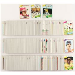 1980 Topps Complete Set of (726) Baseball Cards With #540 Pete Rose, #393 Ozzie Smith, #482 Rickey H