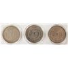 Image 2 : THREE MORGAN SILVER DOLLARS: