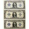 Image 1 : THREE NICE 1923 $1.00 SILVER CERTIFCATES