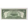 Image 2 : 1934 $5.00 SCARCE RICHMOND "MULE" FEDERAL RESERVE