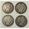 Image 1 : BARBER HALF DOLLARS: 1907 VG, 1907-S VG,
