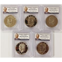GROUP LOT OF EISENHOWER DOLLARS
