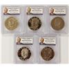 Image 1 : GROUP LOT OF EISENHOWER DOLLARS