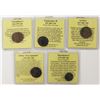 Image 1 : NICE SET OF 5 XF+ ANCIENTS ALL FULLY ATTRIBUTED