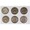 Image 2 : SIX BARBER DIMES