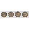 Image 2 : FOUR BARBER DIMES