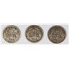 Image 2 : THREE BARBER DIMES