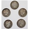 Image 1 : (5) BARBER DIMES