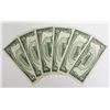 Image 2 : 6 PCS. 1934-C $5.00 SILVER CERTIFICATES