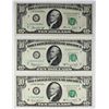 Image 1 : THREE PCS. 10.00 FEDERAL RESERVE NOTES: