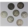 Image 1 : BARBER HALF DOLLAR LOT: