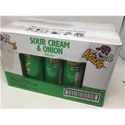 Case of Sour Cream & Onion Flavour Kracks Chips (160g x 14)