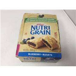 Lot of Kellogg's Blueberry Nutri Grain Bars