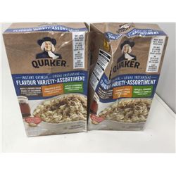 Lot of Quaker Flavour Variety Instant Oatmeal (2 x 8)