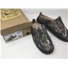 Image 2 : Red Head Camo Tracker Scuff- Mens 11M (Small Hole in top seam Right shoe)