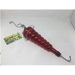 Glass Hummingbird Feeder