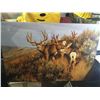 Image 1 : Three Bucks Canvas Art (3 ft x 2 ft)